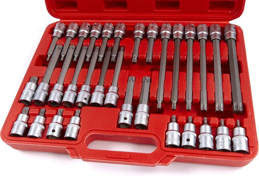 HBM Profi 32-delig 1/2" Torx Doppenset - T20/T25
