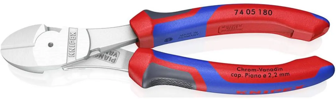 Knipex 74 05 180 Kracht-Zijsnijtang 180mm - Verchroomd