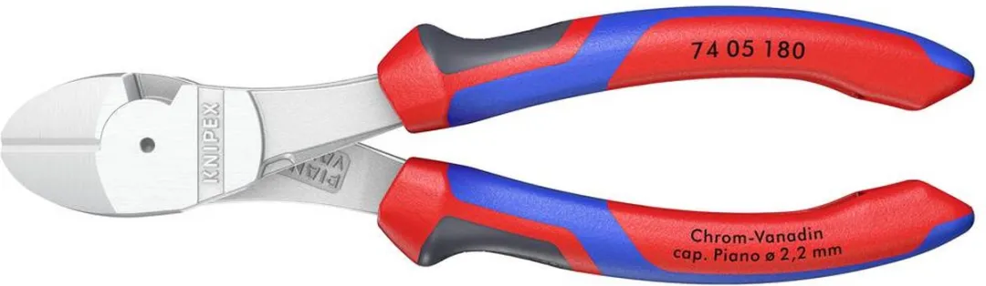 Knipex 74 05 180 Kracht-Zijsnijtang 180mm - Verchroomd