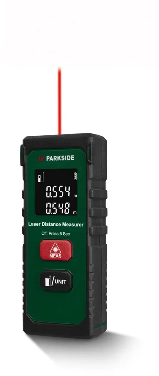 Parkside Laserafstandsmeter - Meetbereik 0,075-20m ±2mm