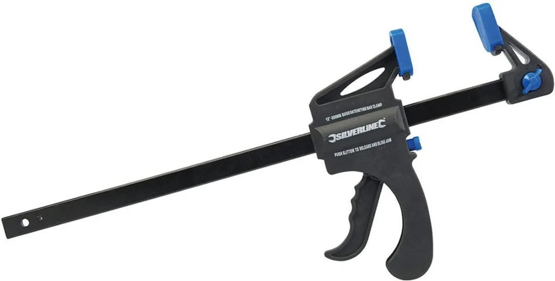 Silverline Snelspan Lijmklem 450mm - Multi
