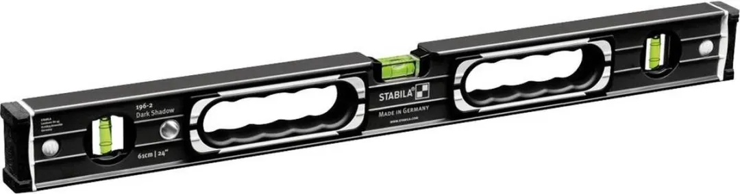 Stabila Dark Shadow 20053 Waterpasset - 61cm/122cm 0.5mm/m - afbeelding 3 van 4