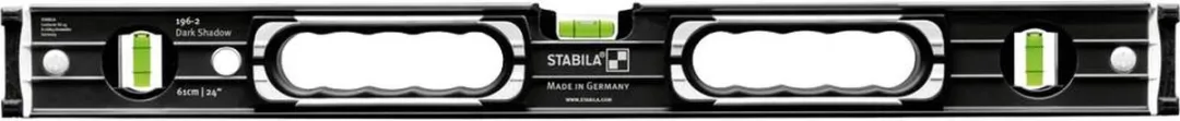 Stabila Dark Shadow 20053 Waterpasset - 61cm/122cm 0.5mm/m - afbeelding 2 van 4