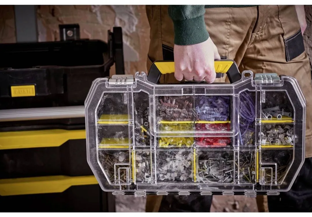 Stanley STST1-79231 Gereedschapswagen 2-in-1 - Zwart/Geel