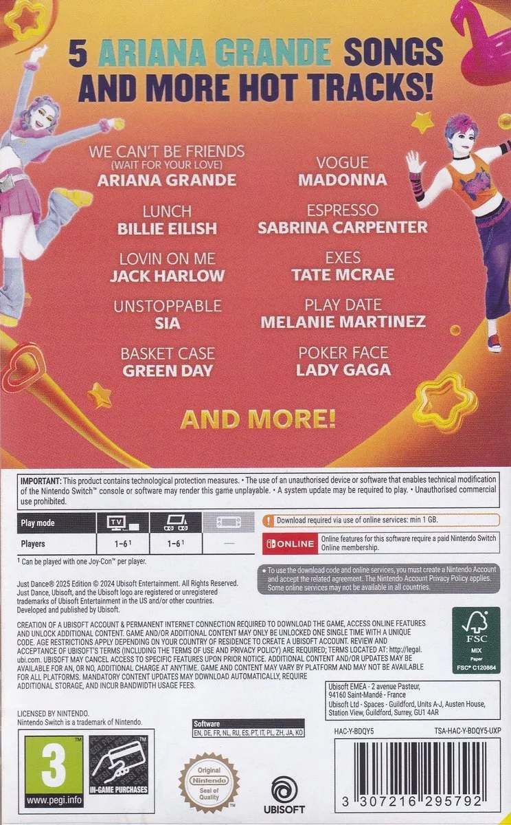 Ubisoft Just Dance 2025 Edition Nintendo Switch - Code - afbeelding 7 van 12