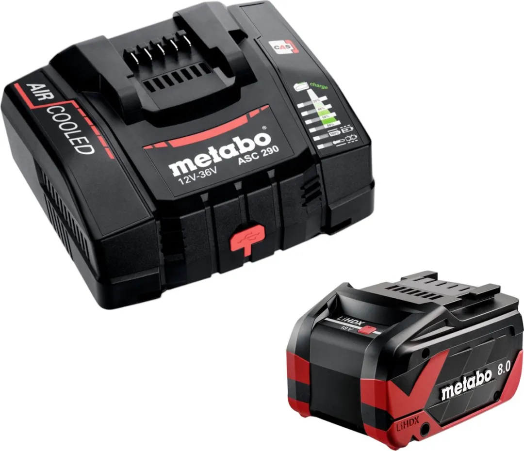 Metabo LiHDX Basisset 18V 8.0Ah