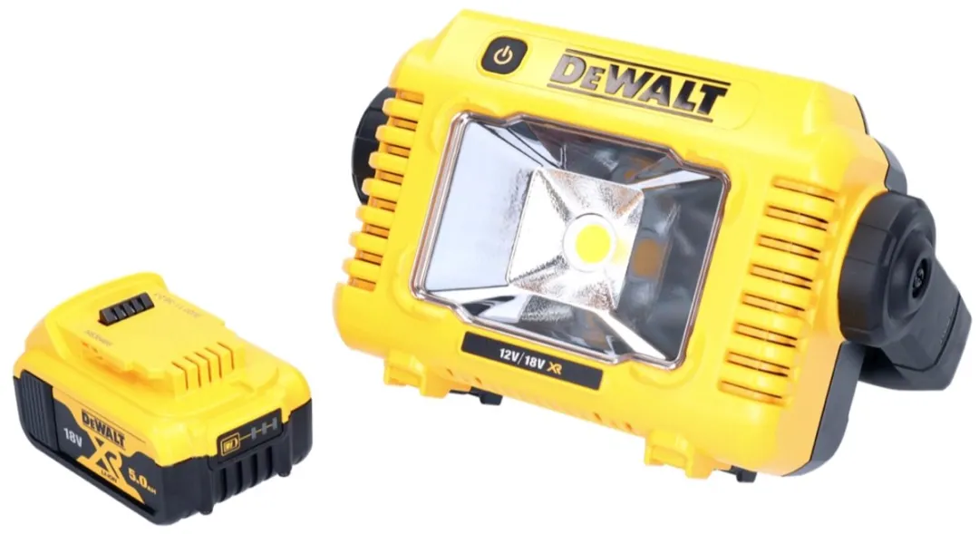 DeWalt DCL077 Oplaadbare LED-werklamp 2000lm - Geel/Zwart