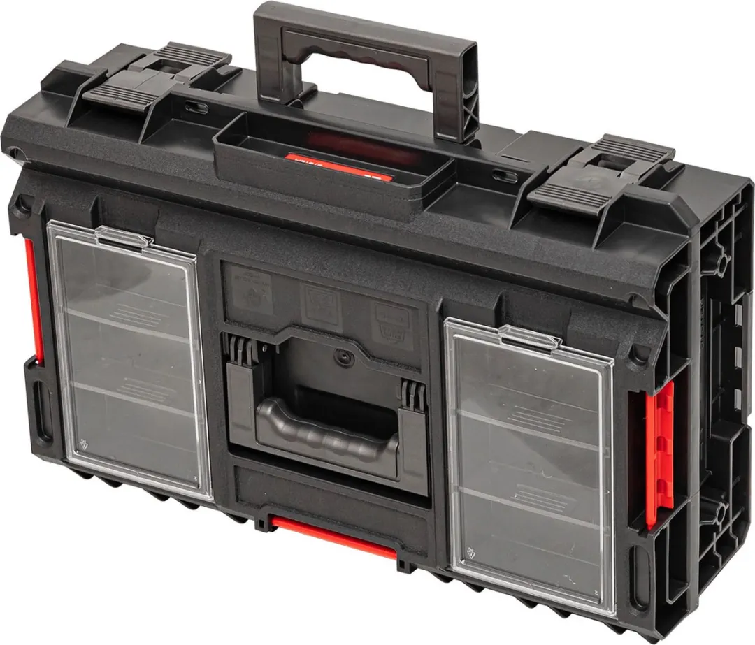 Toolbrothers RHINO XXL Gereedschapskoffer M 15,4L - Rood/Zwart - afbeelding 6 van 6