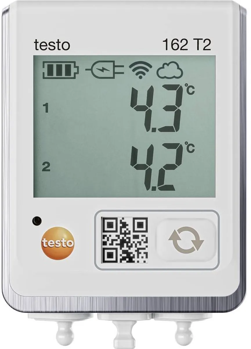 Testo 162 T2 Temperatuur Datalogger -50 tot 150°C