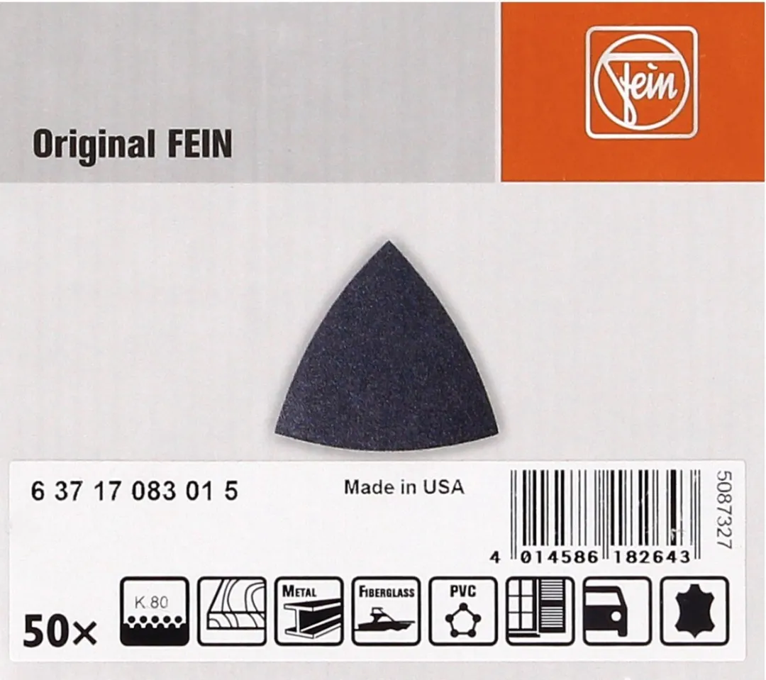 Fein 50x Schuurvellen 80mm K80 - 1 Stuk