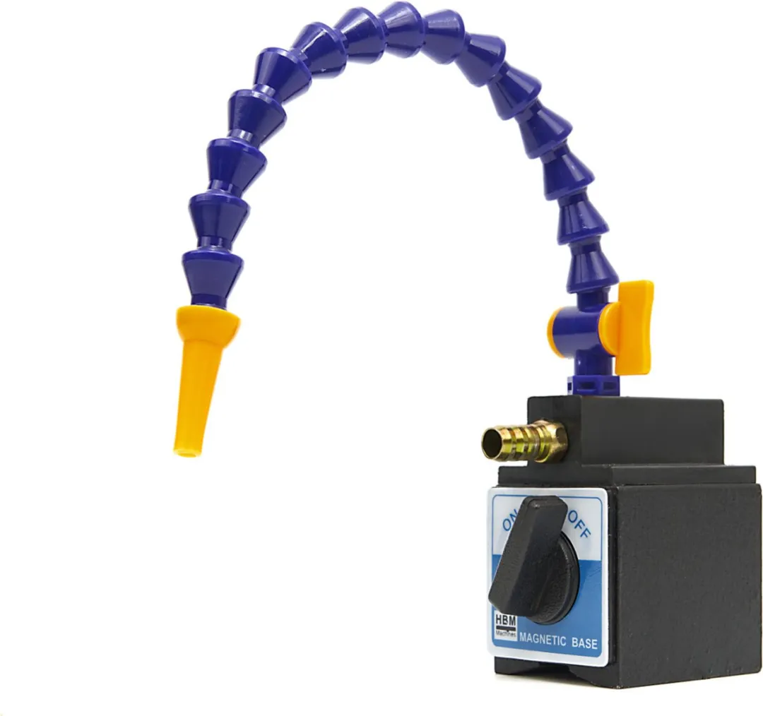 HBM Magneetvoet Koelarm 325mm met Kraan