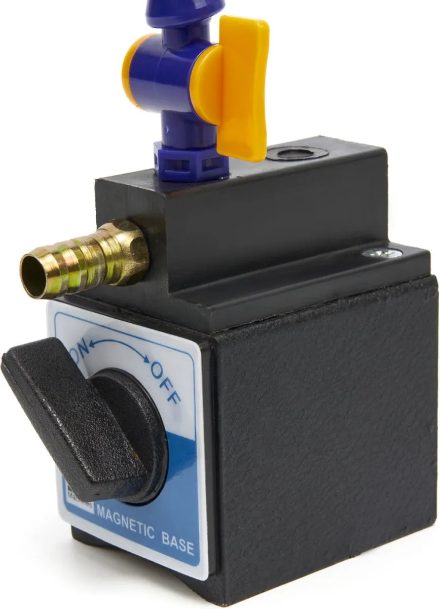 HBM Magneetvoet Koelarm 325mm met Kraan
