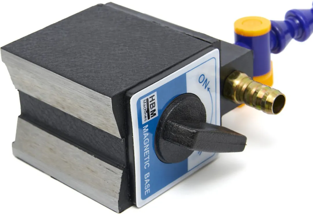 HBM Magneetvoet Koelarm 325mm met Kraan