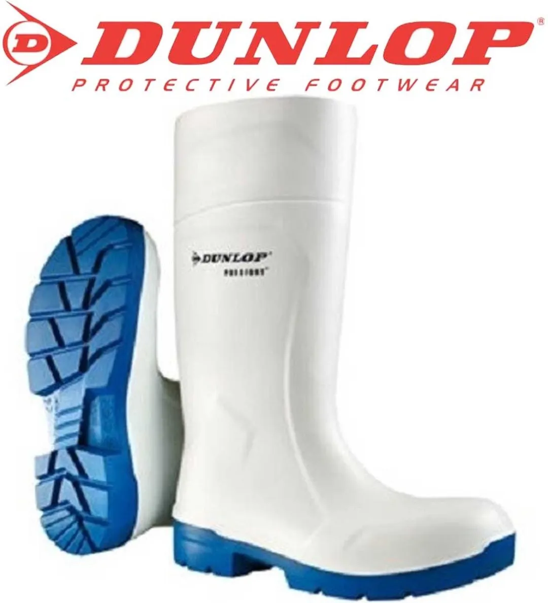 Dunlop Purofort DA60131 Knielaarzen Wit