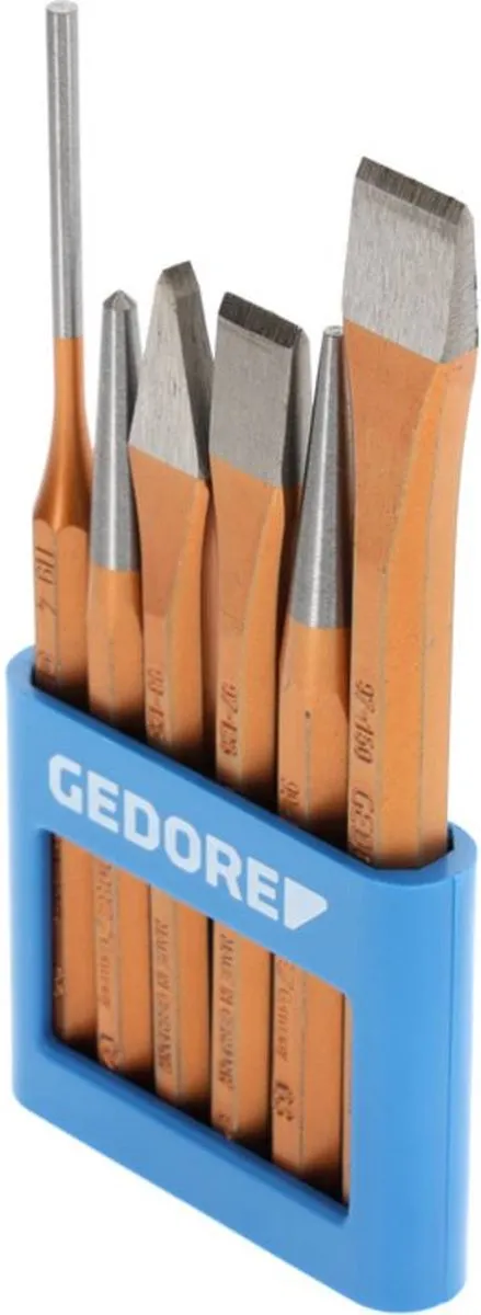 Gedore Beitelset 6-delig - 6 Stuks