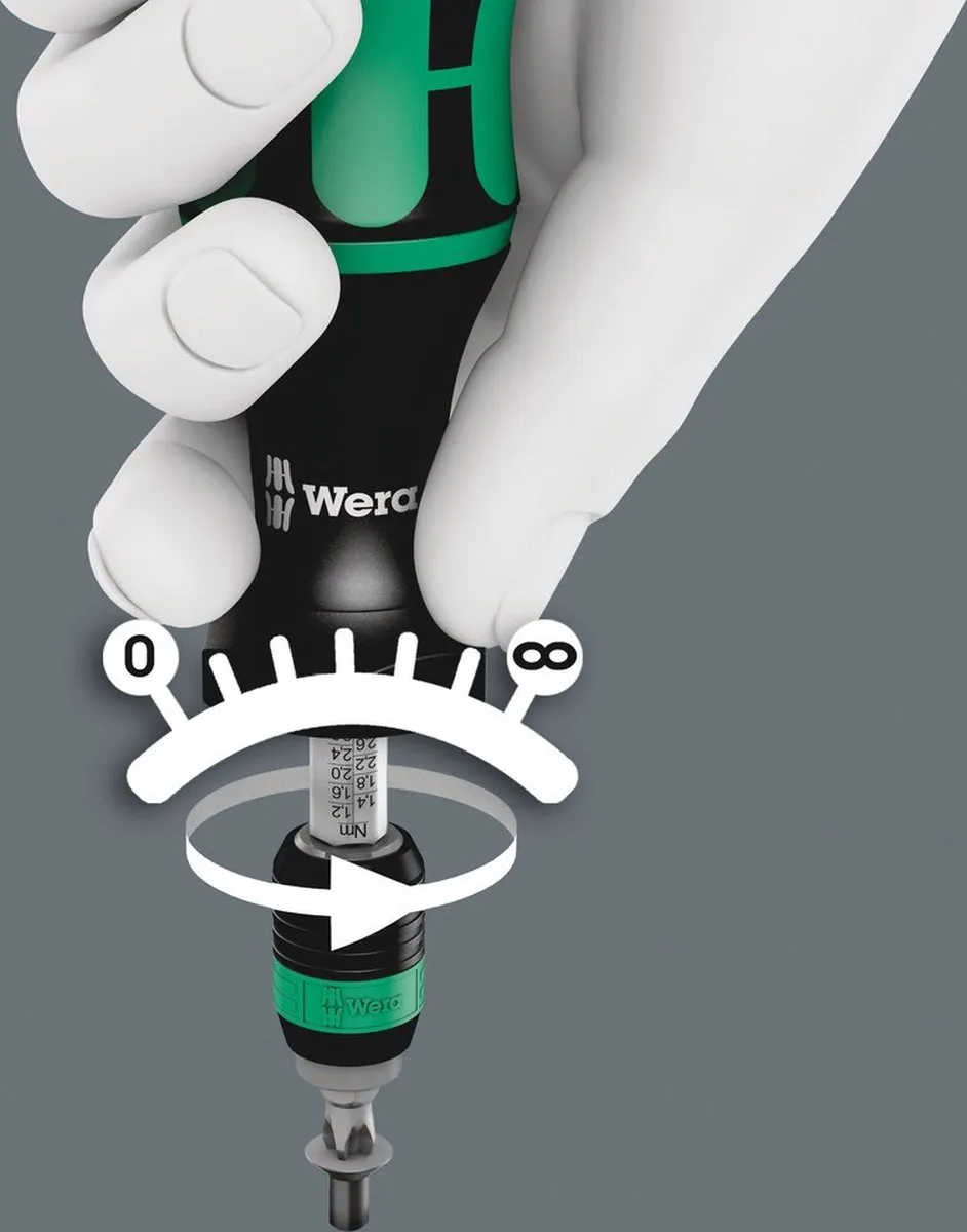 Wera Momentschroevendraaier Set 27-delig - Groen/Zwart
