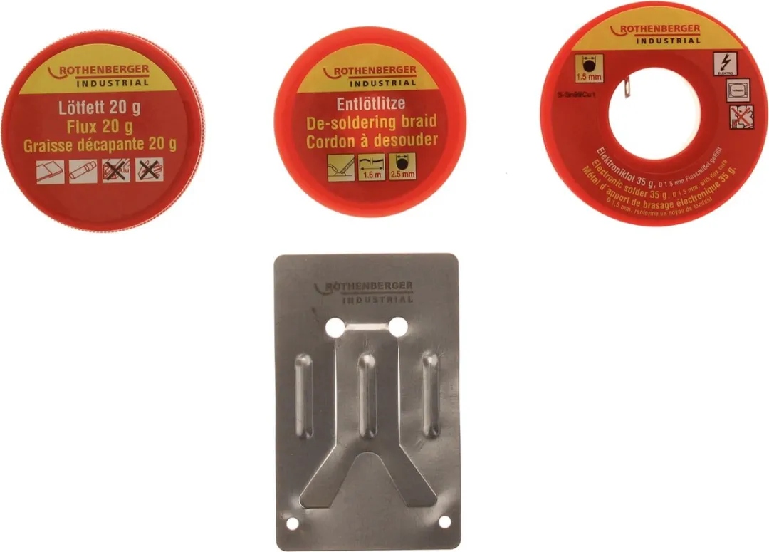 Rothenberger Soldeerboutenset 25W & 80W - Incl. accessoires - afbeelding 6 van 6