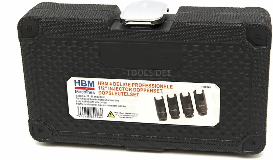 HBM 4-delige Injector Doppenset 27mm