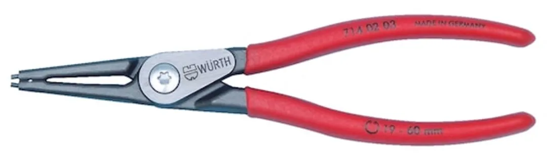 Würth Boorgatborgring DIN 5256 vorm C Borgveertang - Grijs/Rood
