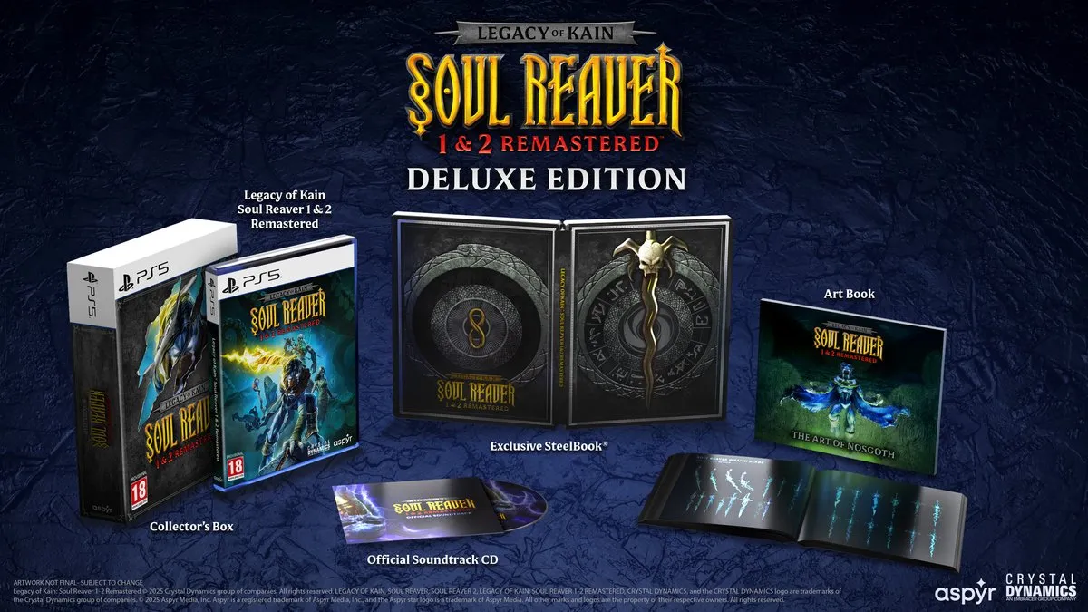Mindscape Legacy of Kain Soul Reaver 1 & 2 Remastered Deluxe Edition - PS5