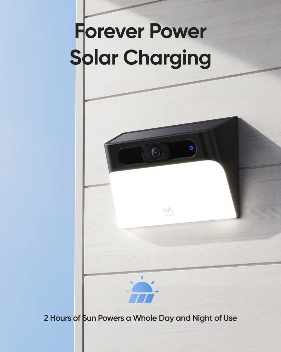 Eufy S220 Doorbell + S120 Solar Wandlamp - Bundel