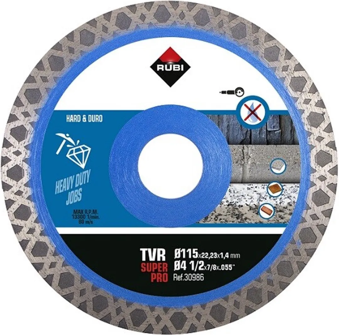 Rubi Diamantschijf Turbo Viper TVR 115mm x 22,2mm