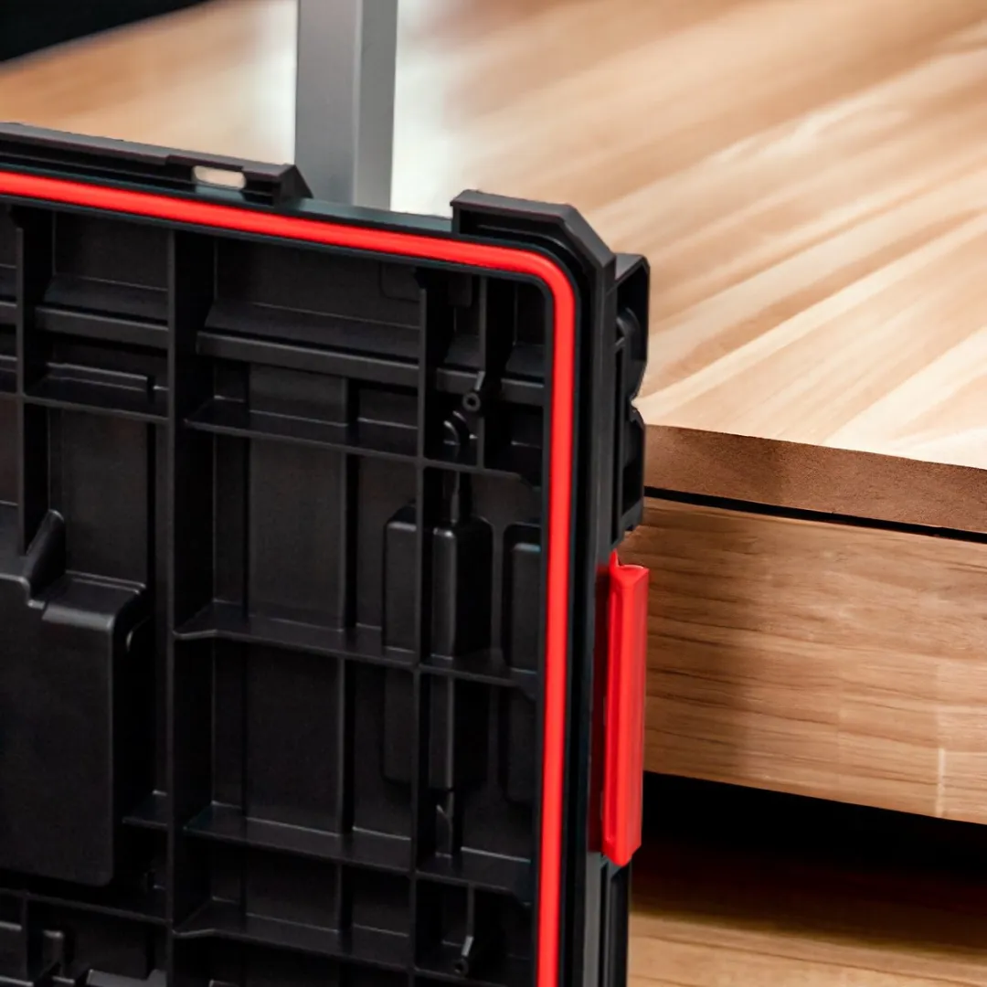 Toolbrothers RHINO XXL Cart Plus ECO Gereedschapskoffer 52L - Zwart - afbeelding 2 van 6