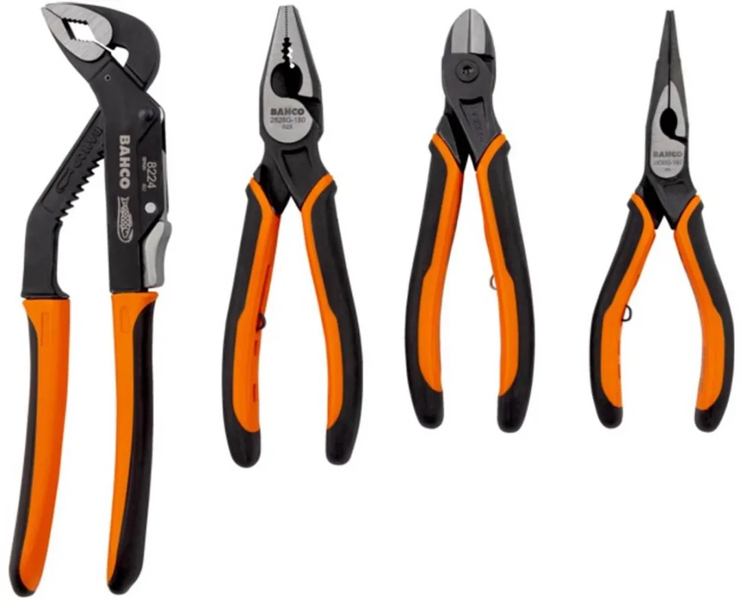 Bahco Tangenset 9897 - 4-delig - Zwart/Oranje