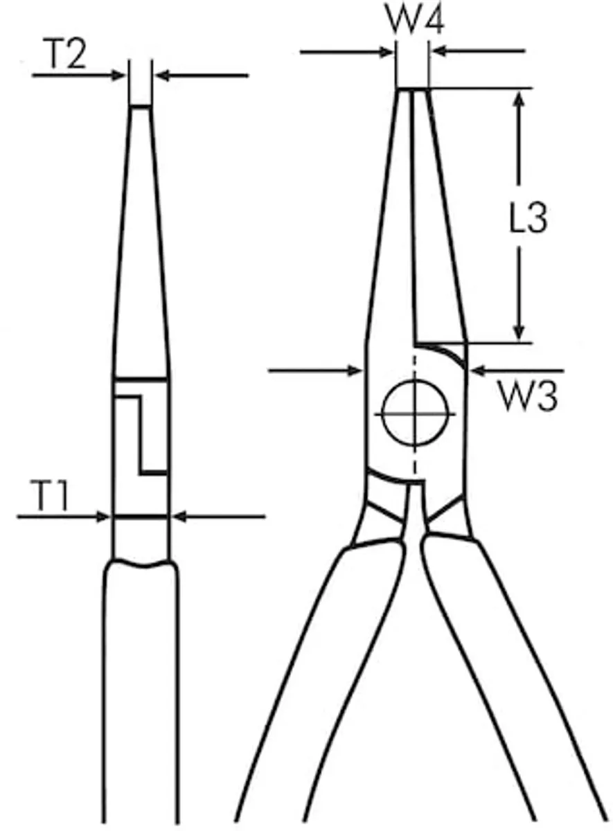 Würth Platbektang DIN ISO 5745 - Rood/Zwart
