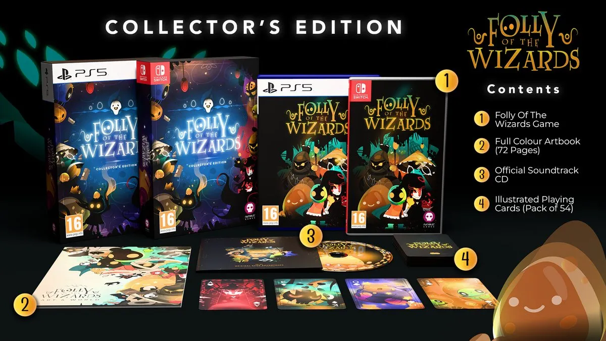Mindscape Folly of the Wizards Collectors Edition - Nintendo Switch