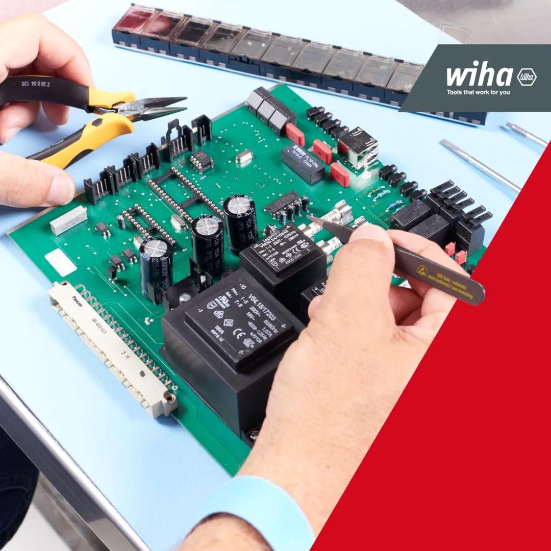 Wiha SMD-pincetset Professional ESD 5-delig - 32349