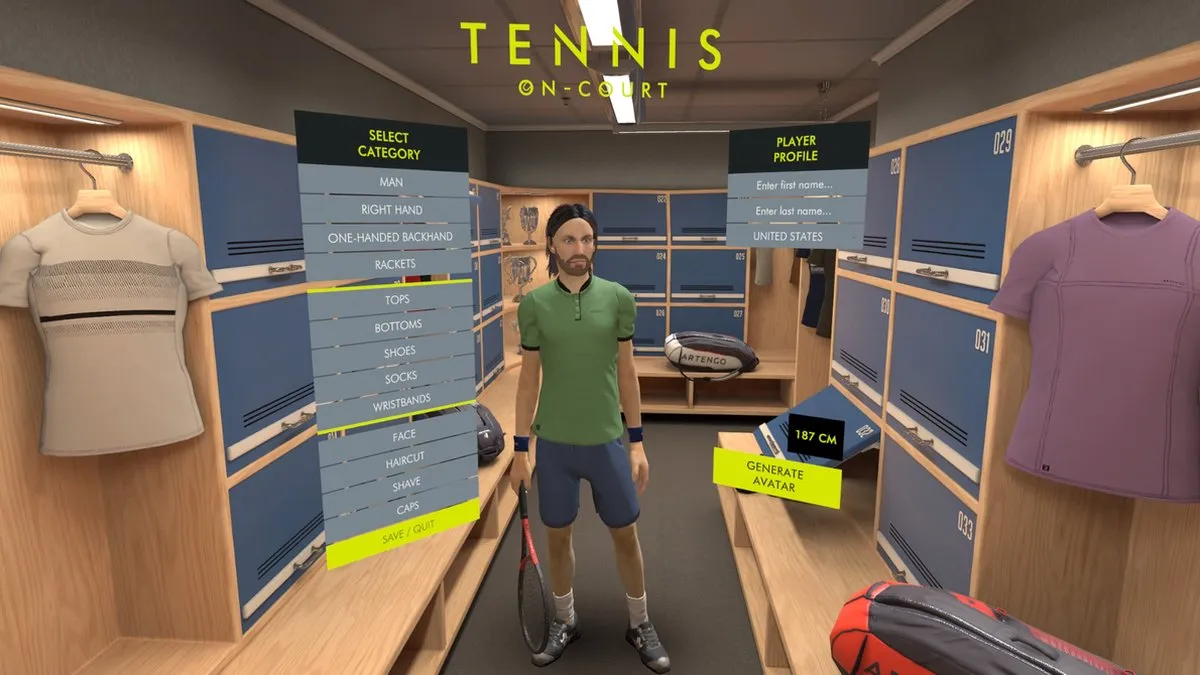 Mindscape Tennis On Court - PS5 / PSVR2 - 4 Spelers Online