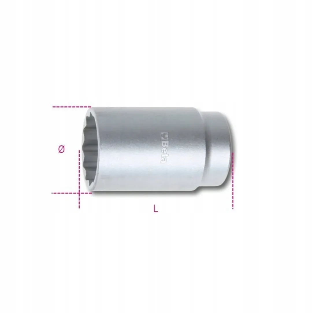 Beta 1/2" Dopsleutel 27mm voor Naafmoeren