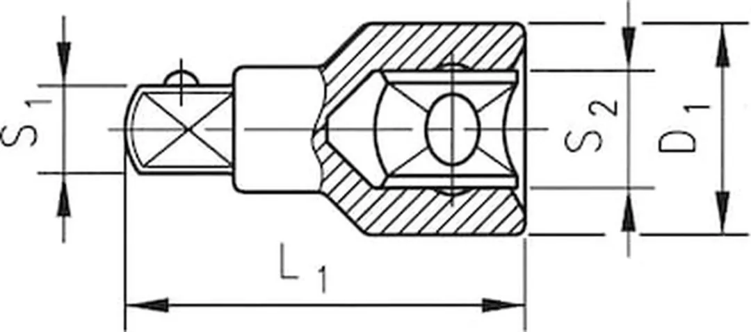 Würth KRACHTVERLOOPSTUK-1-3/4INZEBRA Verloopstuk 3/4 inch - Zilver