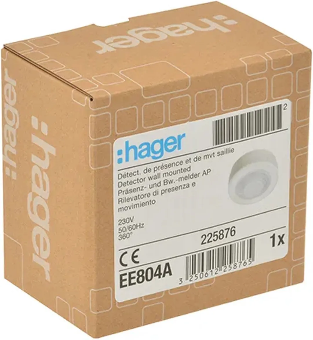 Hager EE804A Bewegingsmelder PIR Wit