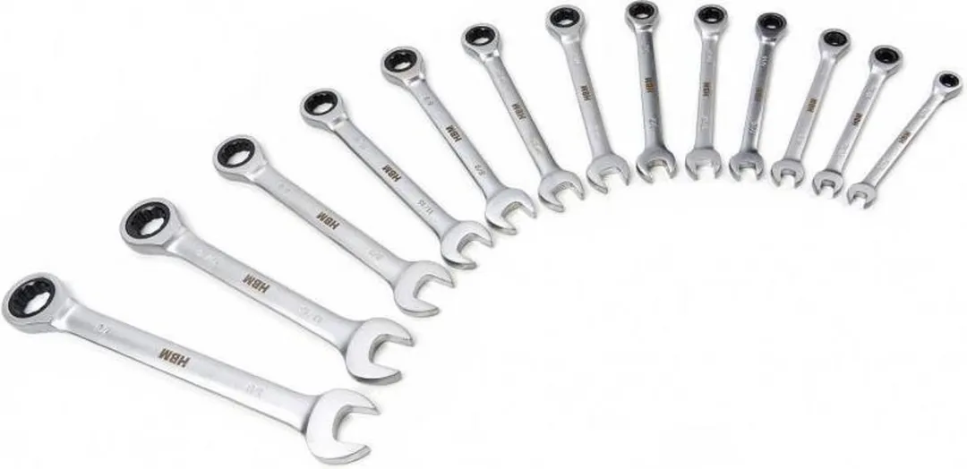 HBM Carbon Foam Inch Steeksleutelset 13-delig - 5/16" t/m 7/16"