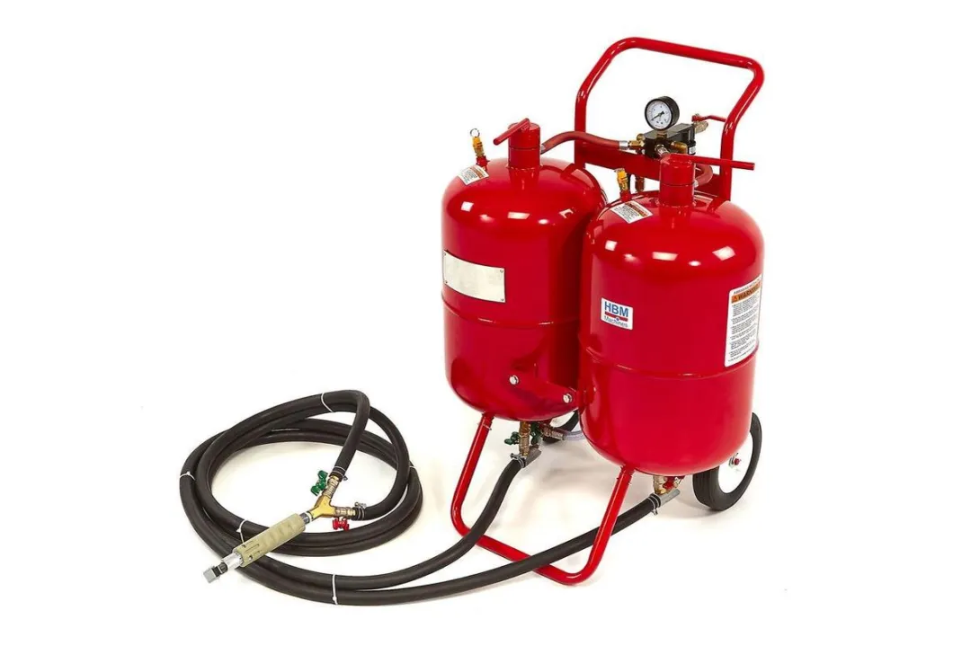 HBM Duo Soda Straalketel HBM Duo - 2x37L - 2,5m Slang