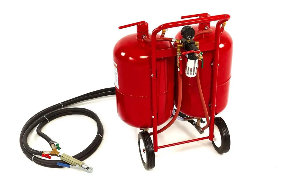 HBM Duo Soda Straalketel HBM Duo - 2x37L - 2,5m Slang