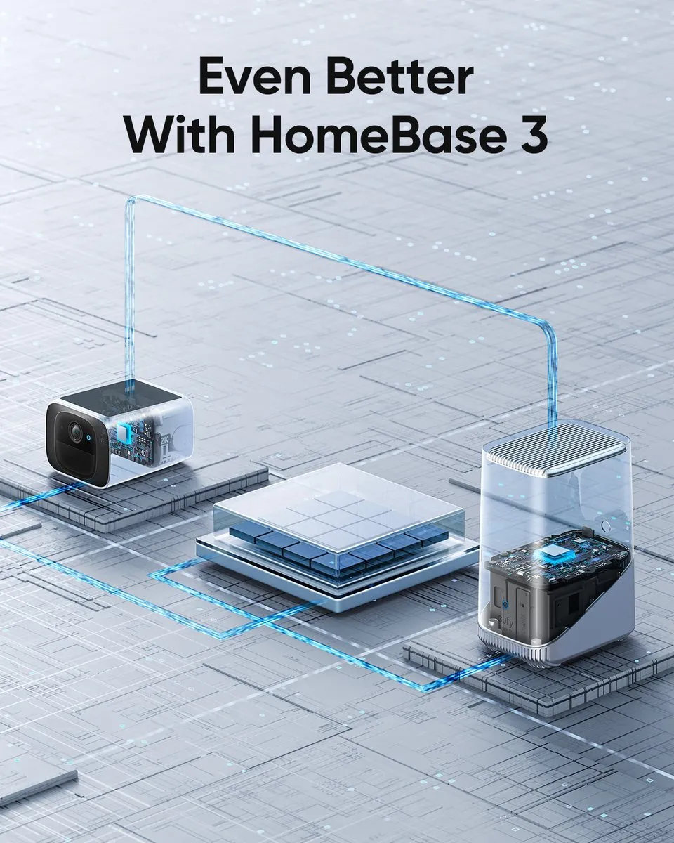 Eufy S220 SoloCam + HomeBase 3 T80303D1/T88713W1 - Wit