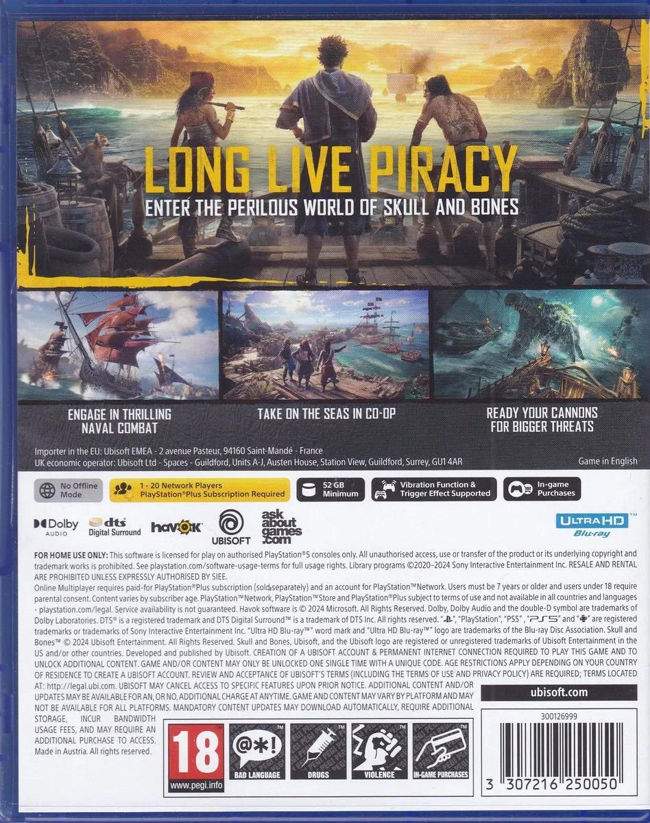 Ubisoft Skull and Bones PS5