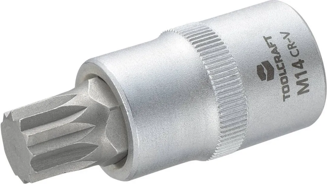 TOOLCRAFT 816171 Veeltand Dopsleutel-bitinzet 14mm