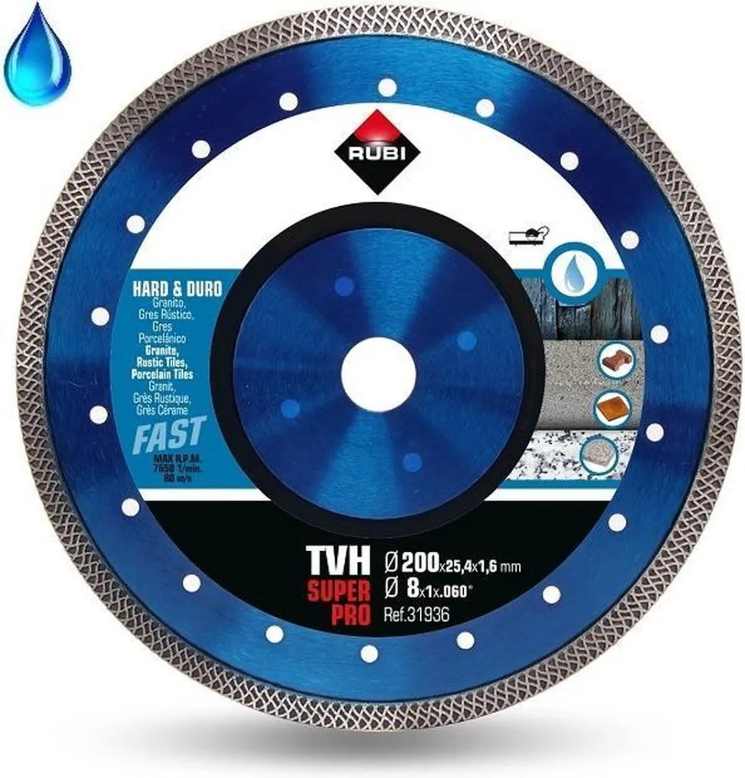 Rubi Diamantzaagblad Turbo Viper TVH 200x25,4mm