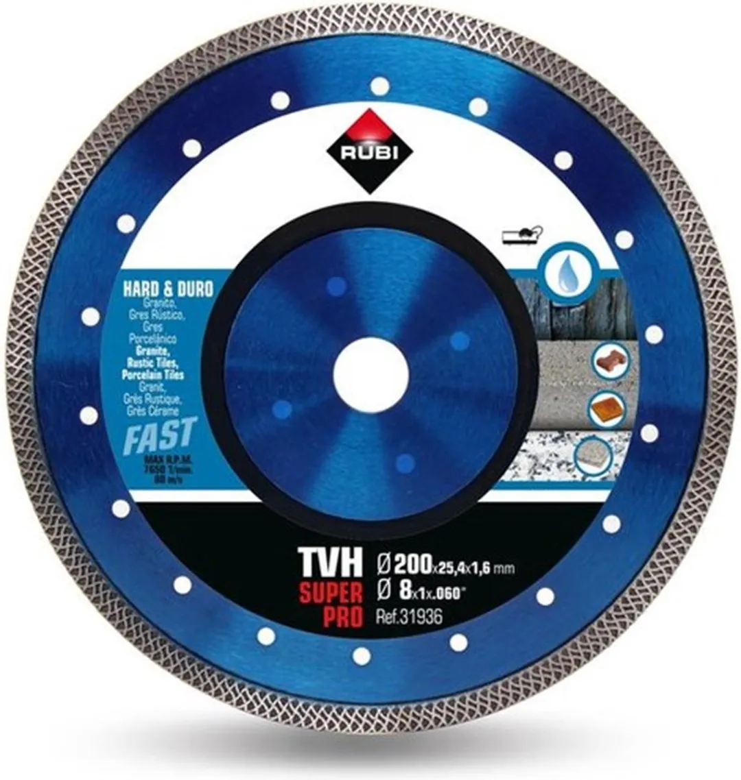 Rubi Diamantzaagblad Turbo Viper TVH 200x25,4mm