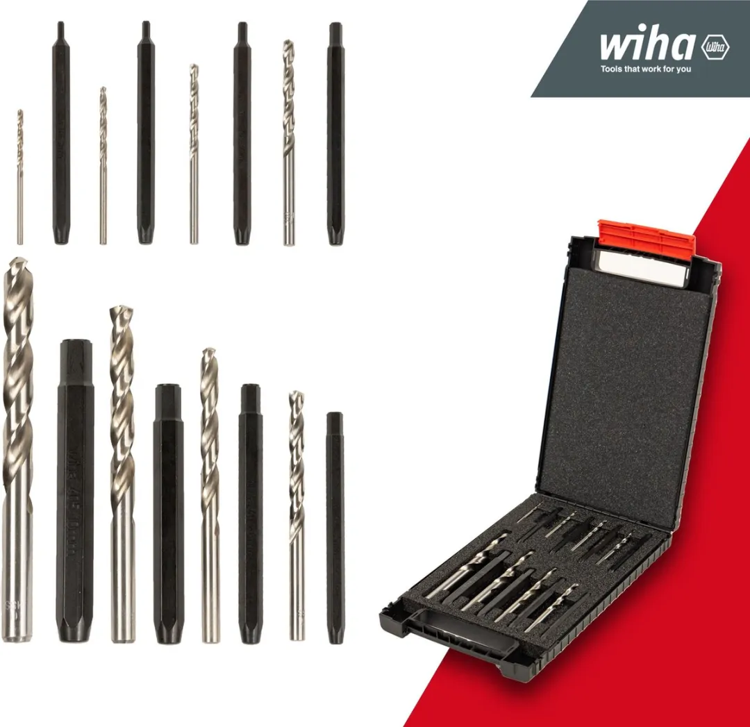 Wiha 03988 Schroef- en Boutuitdraaierset 17-delig