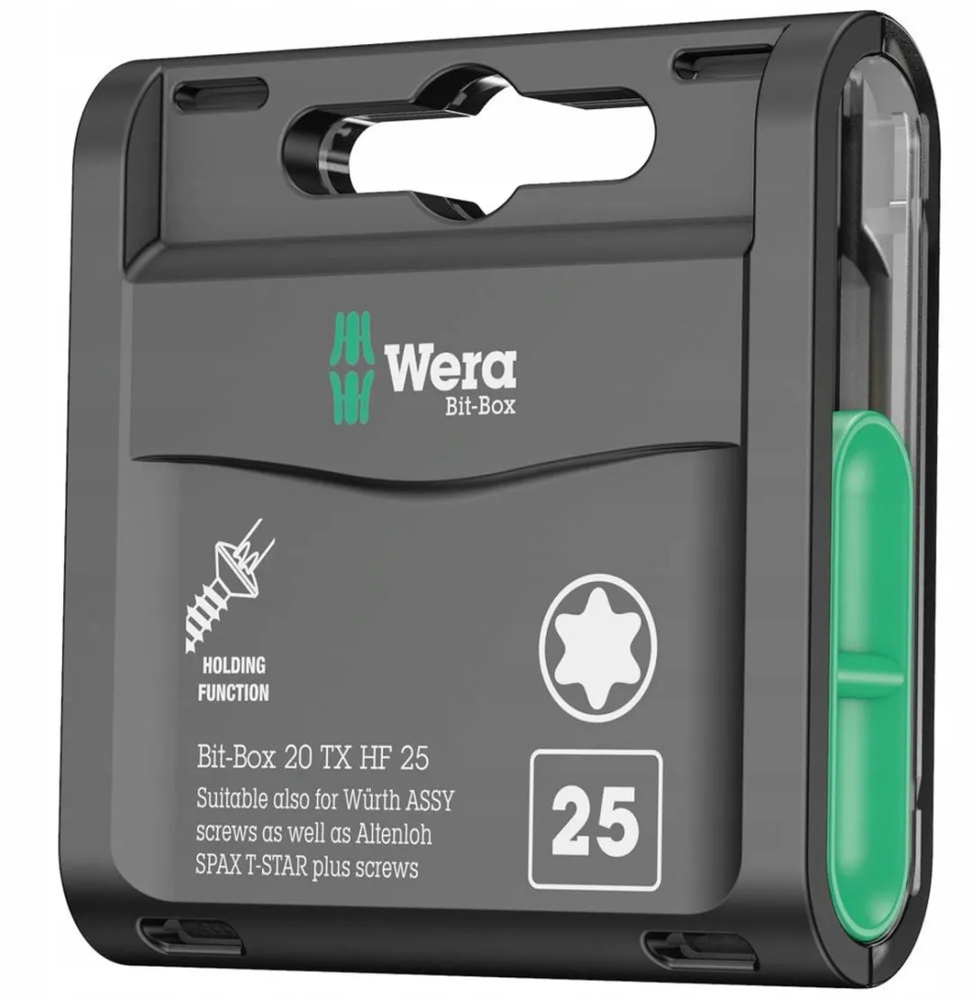 Wera Bit-Box 20 TX HF T25 Schroefbits 25mm