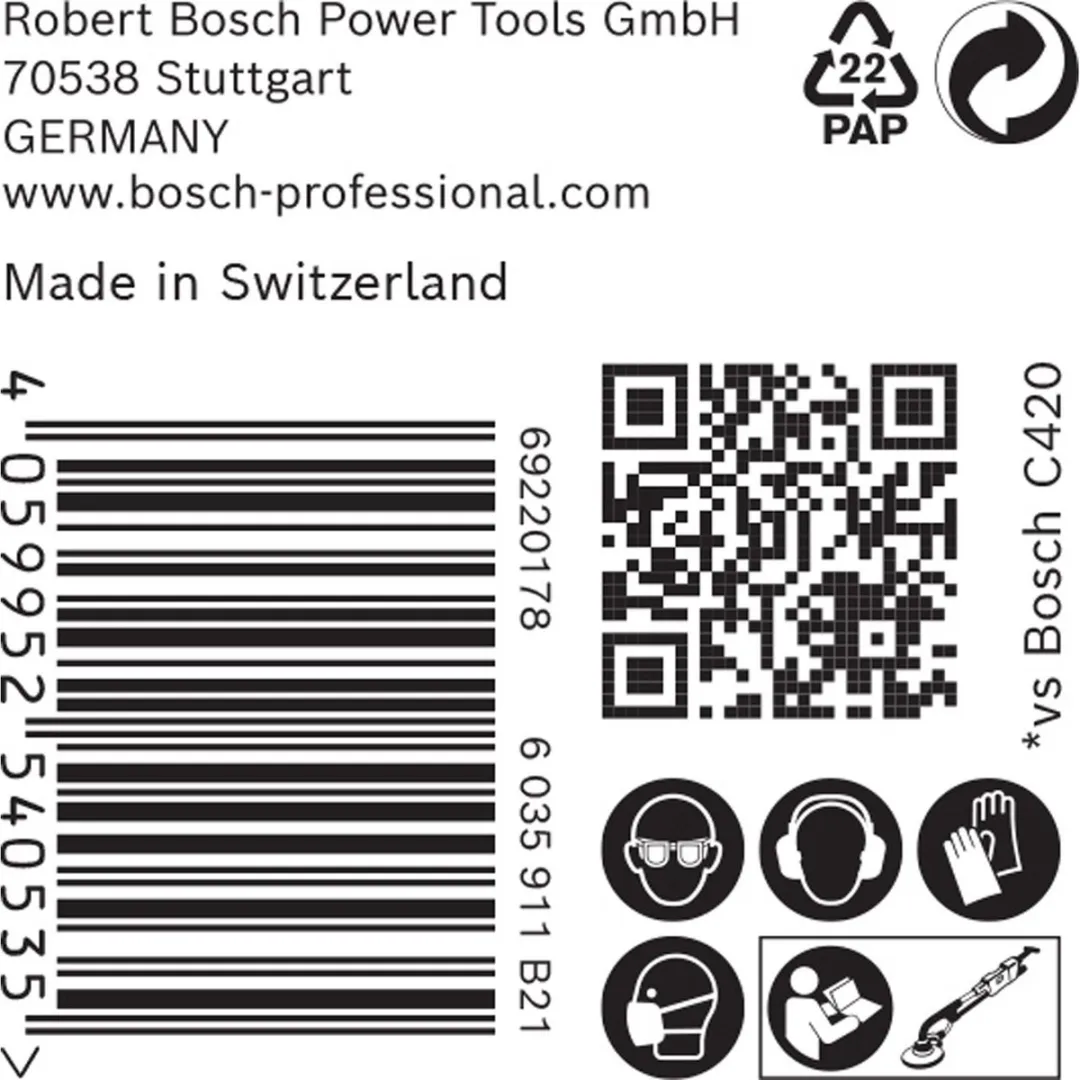 Bosch Professional Expert M480 Schuurnet 225mm P400 - 25 Stuks