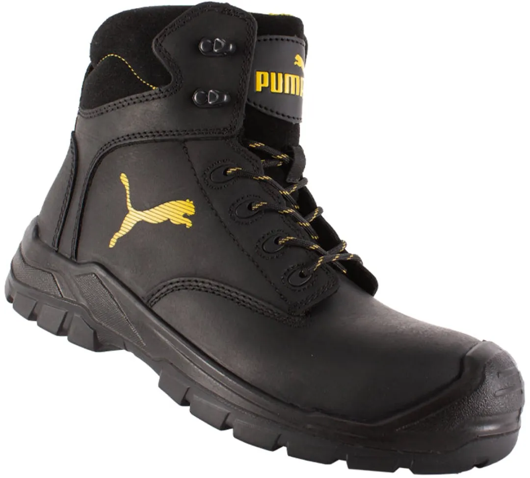 PUMA Borneo S3 HRO SRC Veiligheidsschoen 46 - Zwart/Grijs