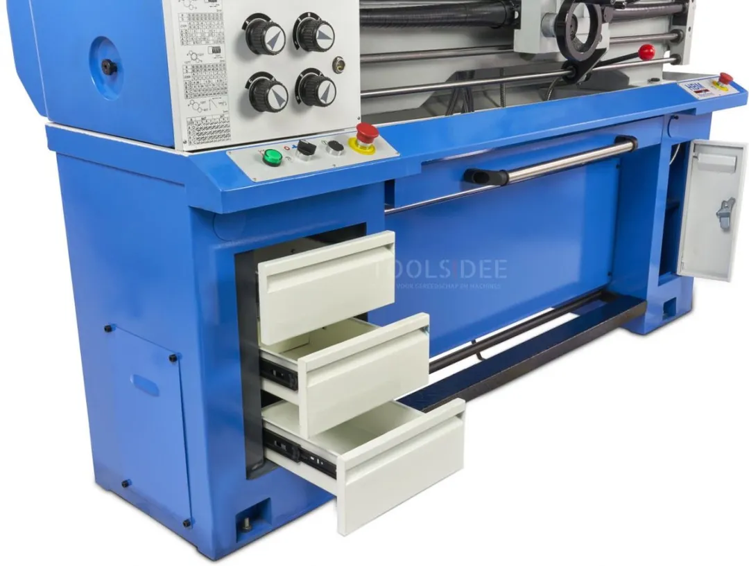 HBM Machines 360x1000 Metaaldraaibank - 3-assig LCD Digitaal Uitleessysteem