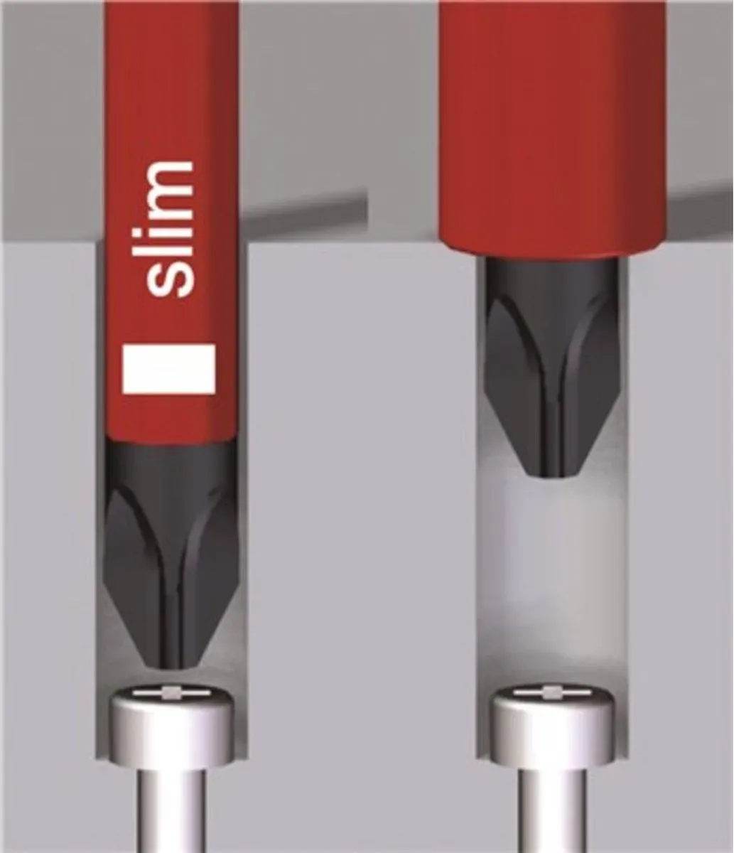Wiha SoftFinish electric slimFix PH1 Schroevendraaier - 1 Stuk - afbeelding 6 van 6