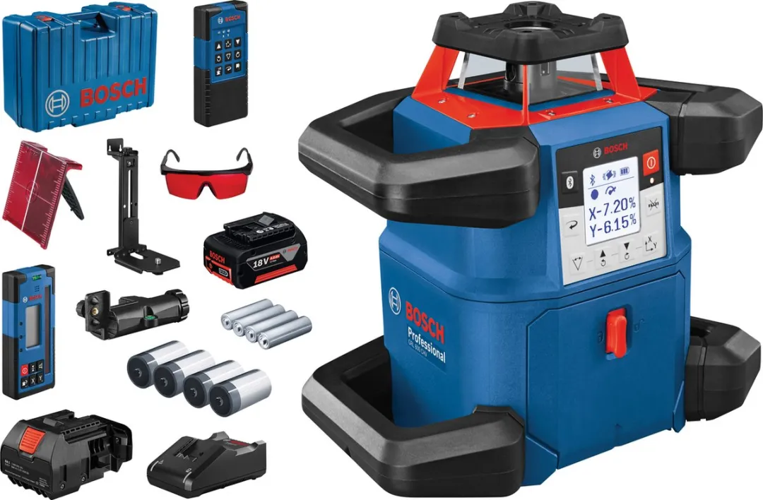 Bosch Professional GRL 600 CHV Accu Rotatielaser - Rood 18V - afbeelding 2 van 6